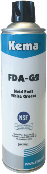 Hvidt fedt FDA-G2 500 ml Kema