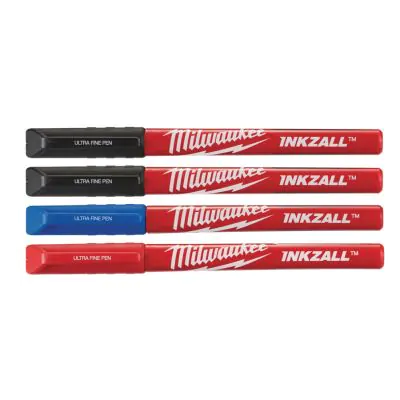 INKZALL™ marker med fin spids (4stk) I Farver Milwaukee