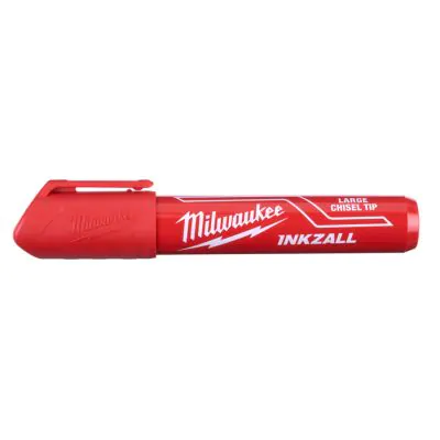 INKZALL™ rød marker med mejselspids - XL Milwaukee