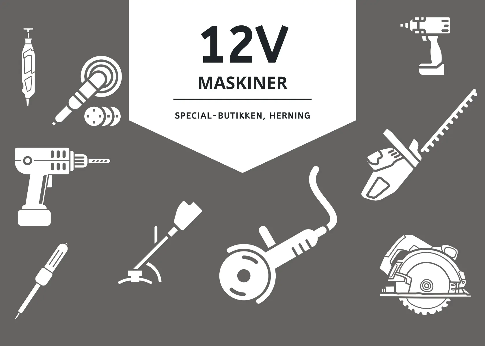 12V Maskiner - Sortiment